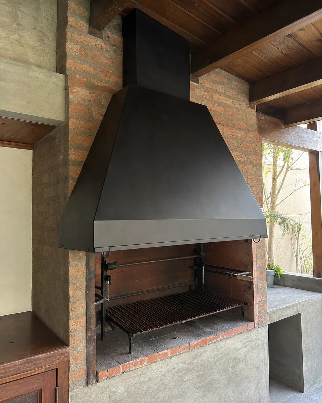 Campana para parrilla realizada por nuestro taller